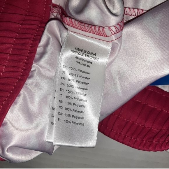 Firefly Swim Shorts Pockets Drawstring Fuchsia & White Seagulls Print Size M - Picture 11 of 13